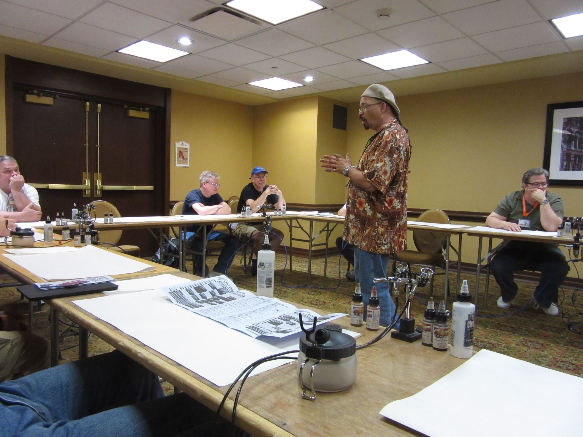 Airbrush 101, Airbrush class, Airbrush education, Wonderfest USA, Iwata